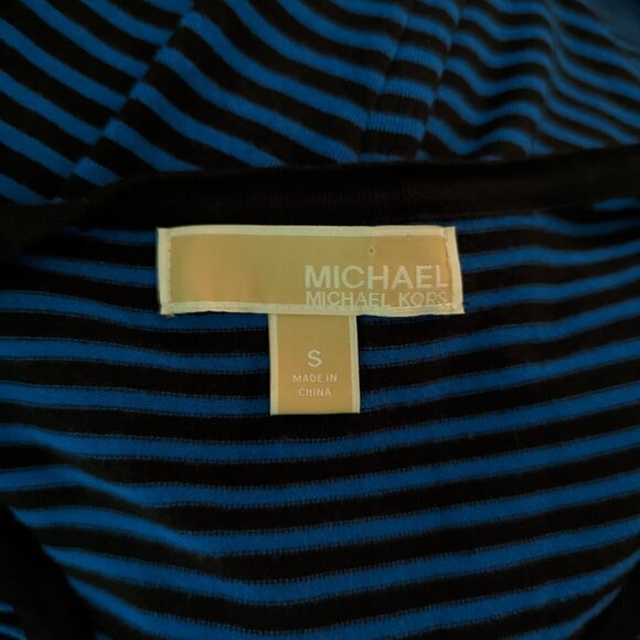 Michael Kors Dress Blue Black Stripe S - Picture 3 of 4